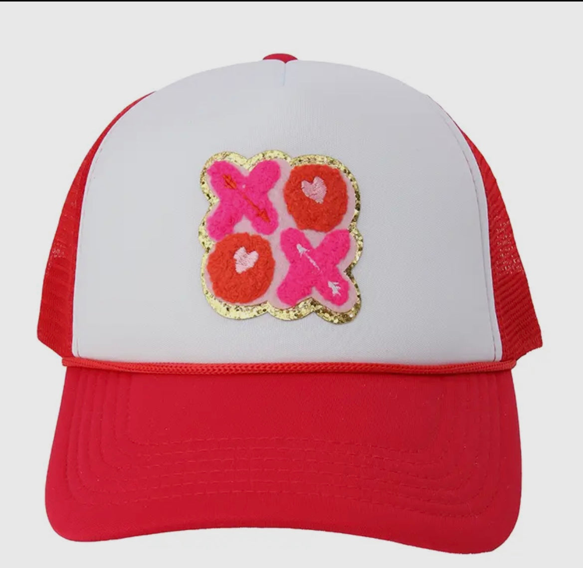 Hugs and kisses trucker hat